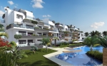 Penthouse met  prive zwembad op solarium in Residentie Muna, Los Dolses, Dehesa de Campoamor 